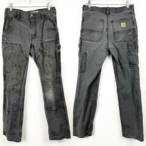 Carhartt Thrashed Destroyed Double Knee Relaxed Fit Carpenter Jeans Size 31x32